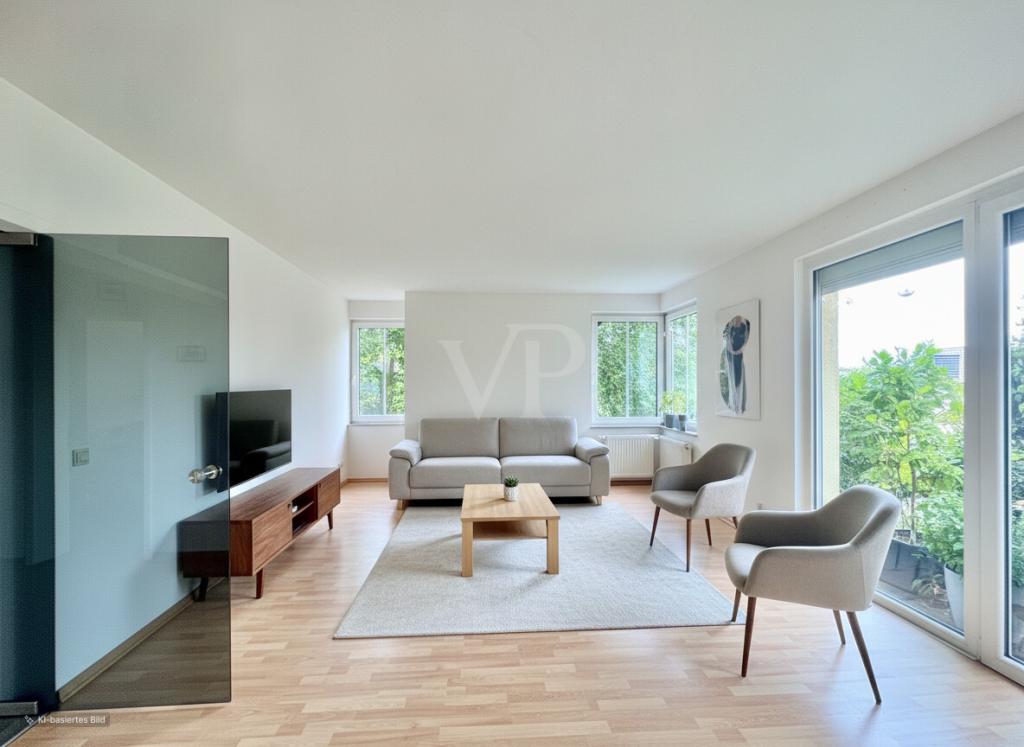 Großzügige 4-Zimmer-Wohnung mit Kamin, zwei Bädern und sonnigem Balkon in Rahnsdorf - Photo 3