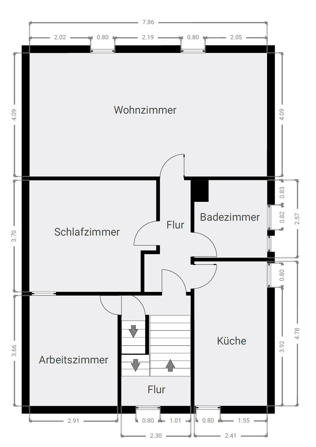Grundriss - 1. Dachgeschoss