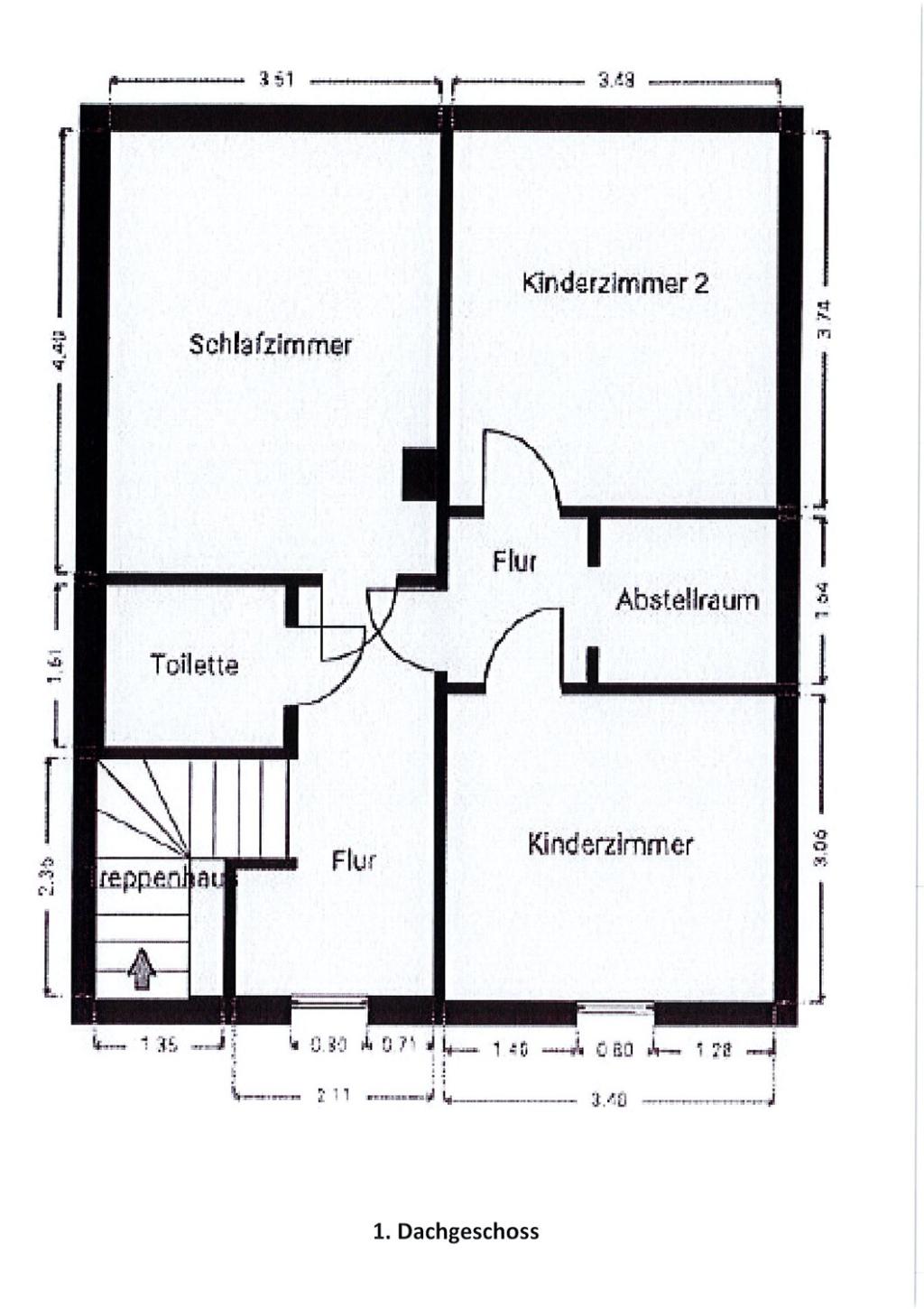 Grundriss - 1. Dachgeschoss