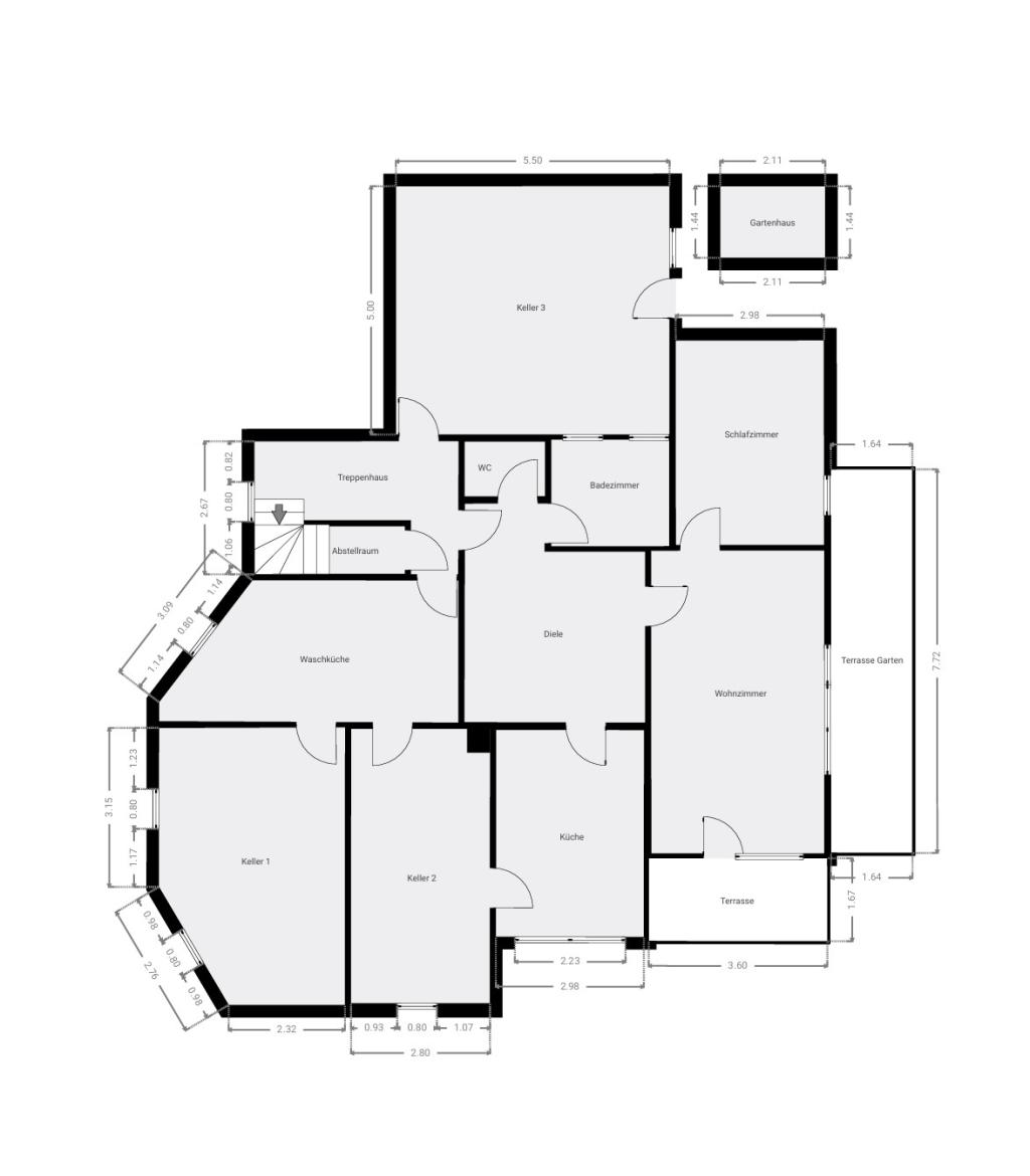 Grundriss - Untergeschoss