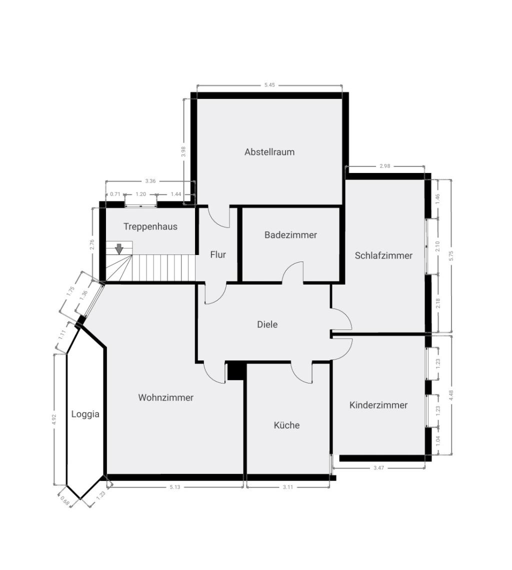Grundriss - Dachgeschoss