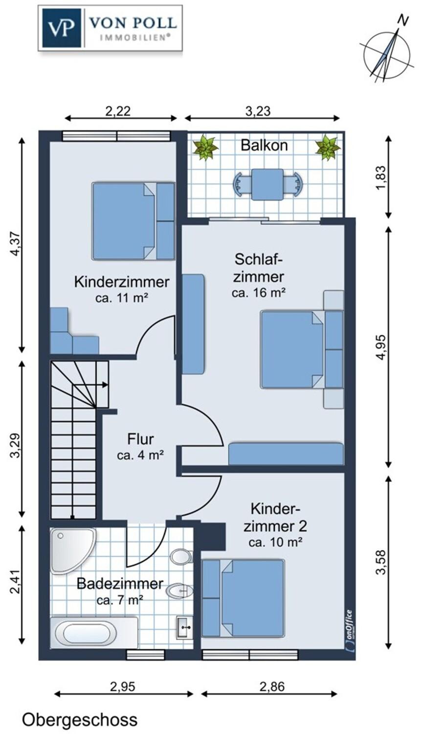 Grundriss - Obergeschoss