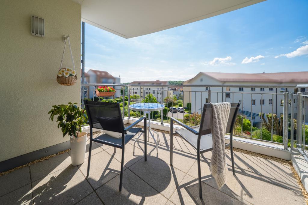 Balkon mit Süd-Ausrichtung