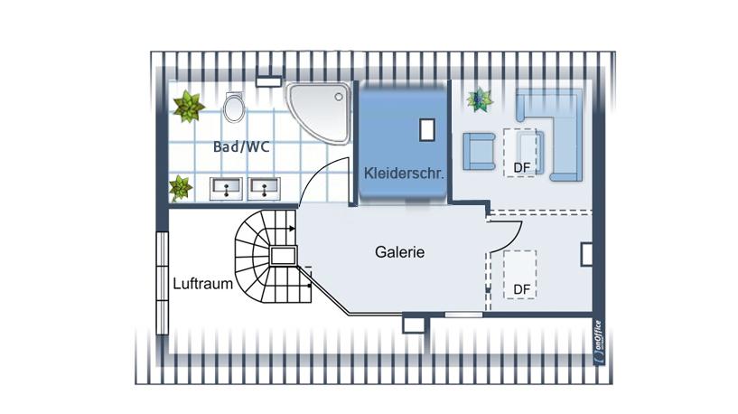 Grundriss Galerie