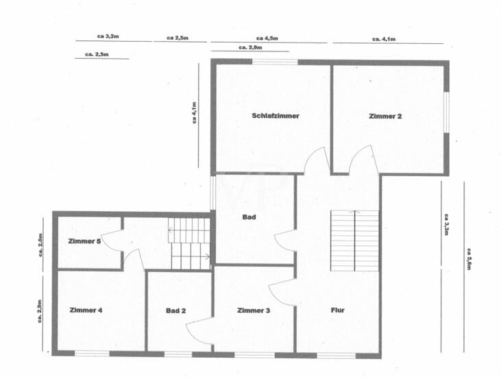 Grundriss Obergeschoss