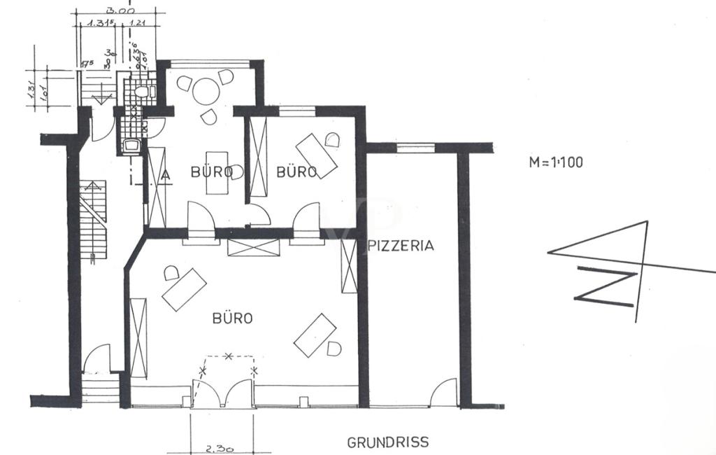 Grundriss Ladenlokal