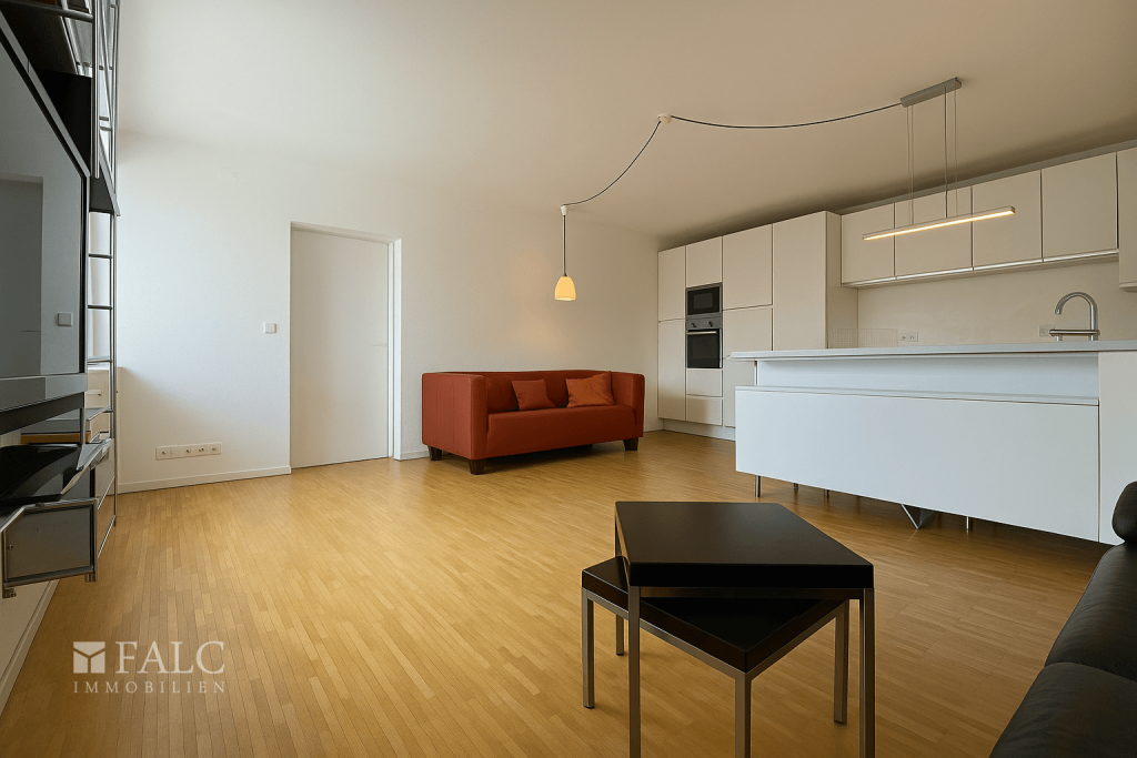 Top-Lage direkt am Rhein: Möblierte 2-Zimmer-Wohnung, 41 m², saniert & sofort bezugsbereit - Photo 3