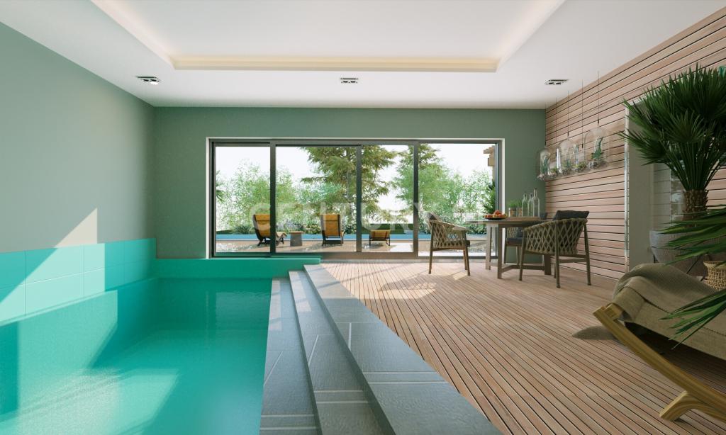 Indoor Pool Visualisiert (Momentan abgedeckt)