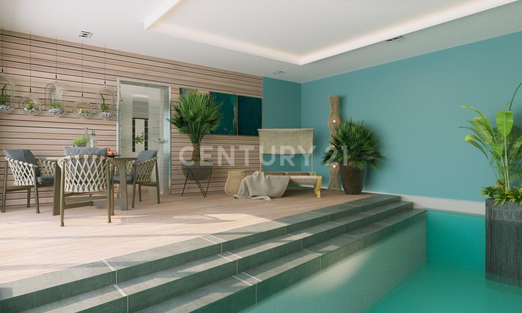Indoor Pool Visualisiert (Momentan abgedeckt)