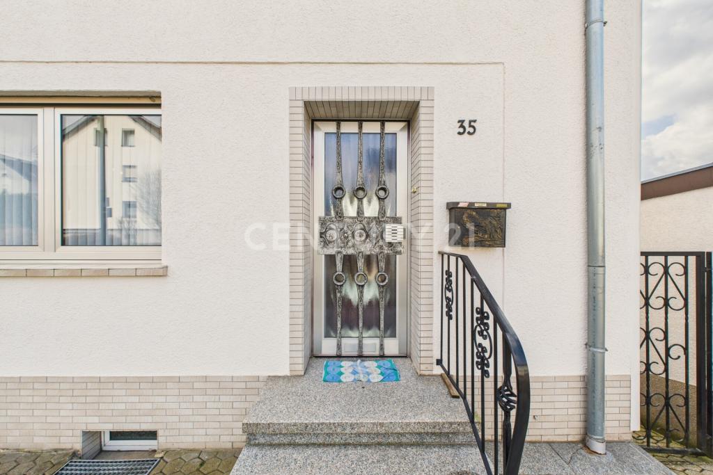Eingang des Hauses 