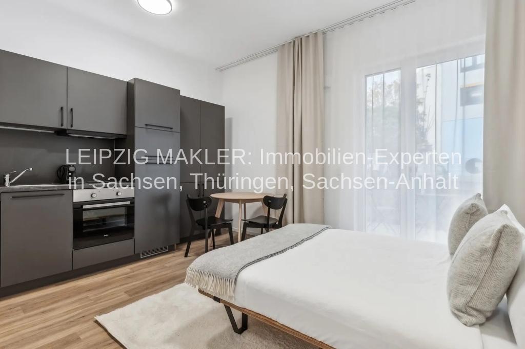 Modernes Studio- Apartment mit allem inklusive im Zentrum von Leipzig - Auch Gewerblich nutzbar. - Photo 1