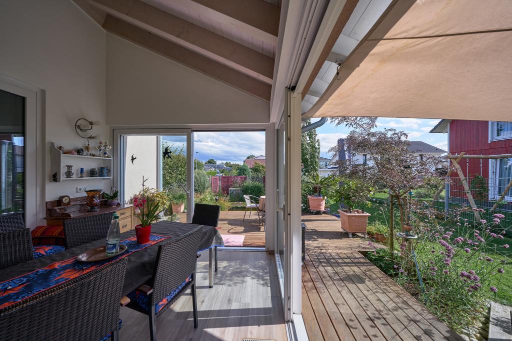 Wintergarten mit Blick ins Grüne