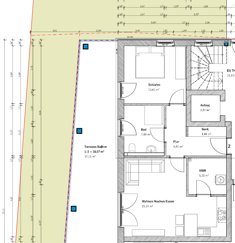 Grundriss Whg. 2