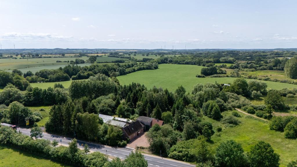 Luftbild in die Ferne
