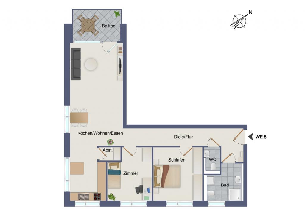 Wohnung-Nr. 5