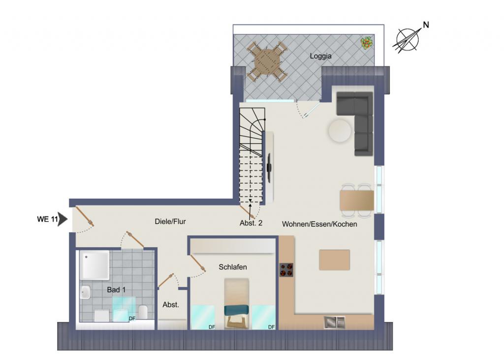 Wohnung-Nr. 11-1