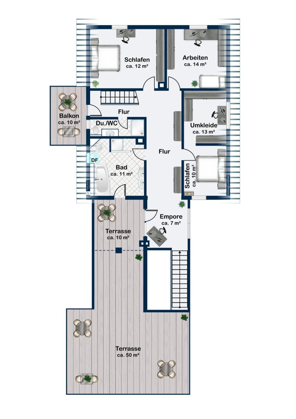 GRUNDRISS OBERGESCHOSS