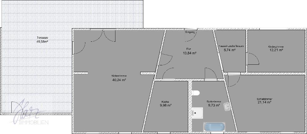***MODERN. HOCHWERTIG. KOMFORTABEL. – ERDGESCHOSSWOHNUNG MIT TERRASSE IN GLAUBITZ*** ab sofort zu vermieten - Foto 2