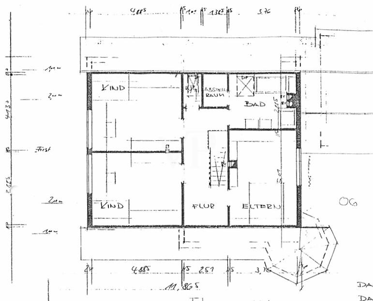 Grundriss Obergeschoss