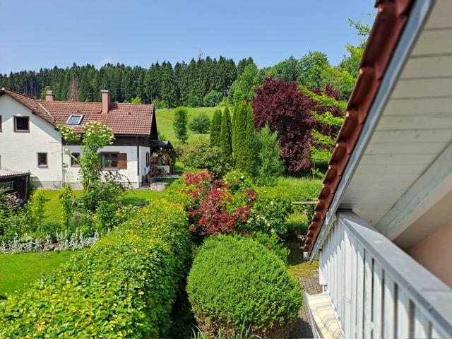 Blick vom Balkon