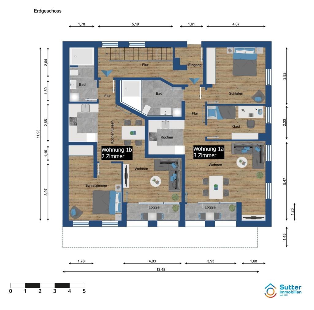 Wohnung 1a