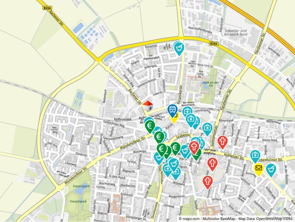Geolyzer Kartenausschnitt