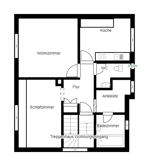 DG-Wohnung | 2. OG | eingerichtet & ausgestattet - Photo 5