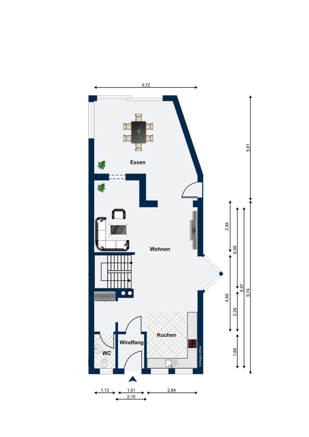 Grundriss Erdgeschoss