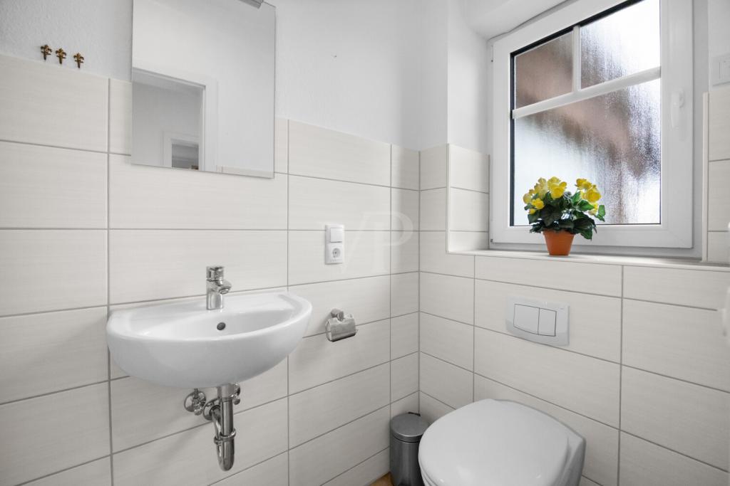 Das Gästebad mit Dusche