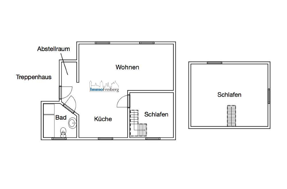 3 Raum Dachgeschoßwohnung in zentraler Lage Mittweida für handwerklich Begabte - Kaltmietfreier Monat - Photo 2