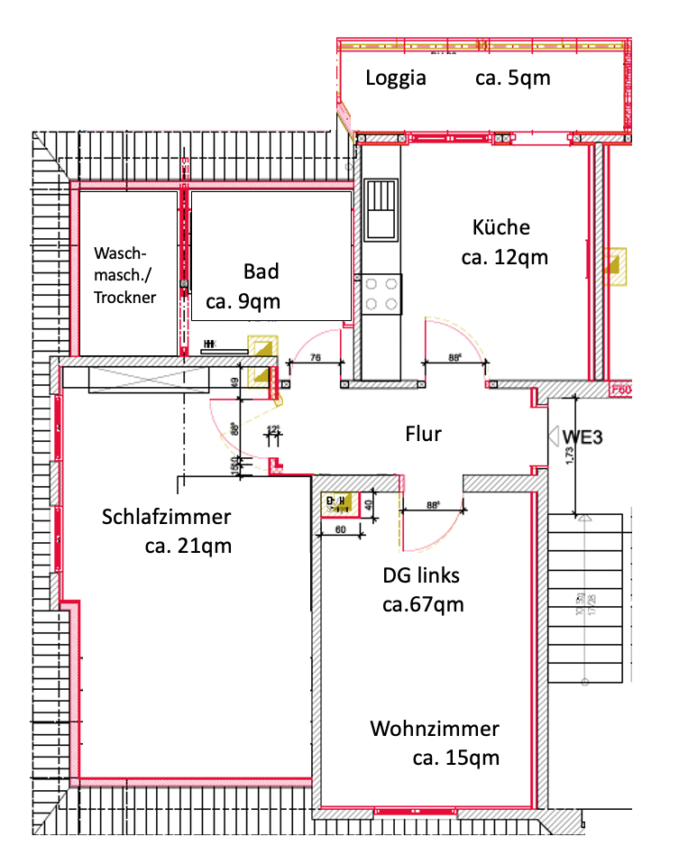 Exklusive Dachgeschosswohnung in Brand-Erbisdorf: Erstbezug mit höchstem energetischem Standard - Photo 5