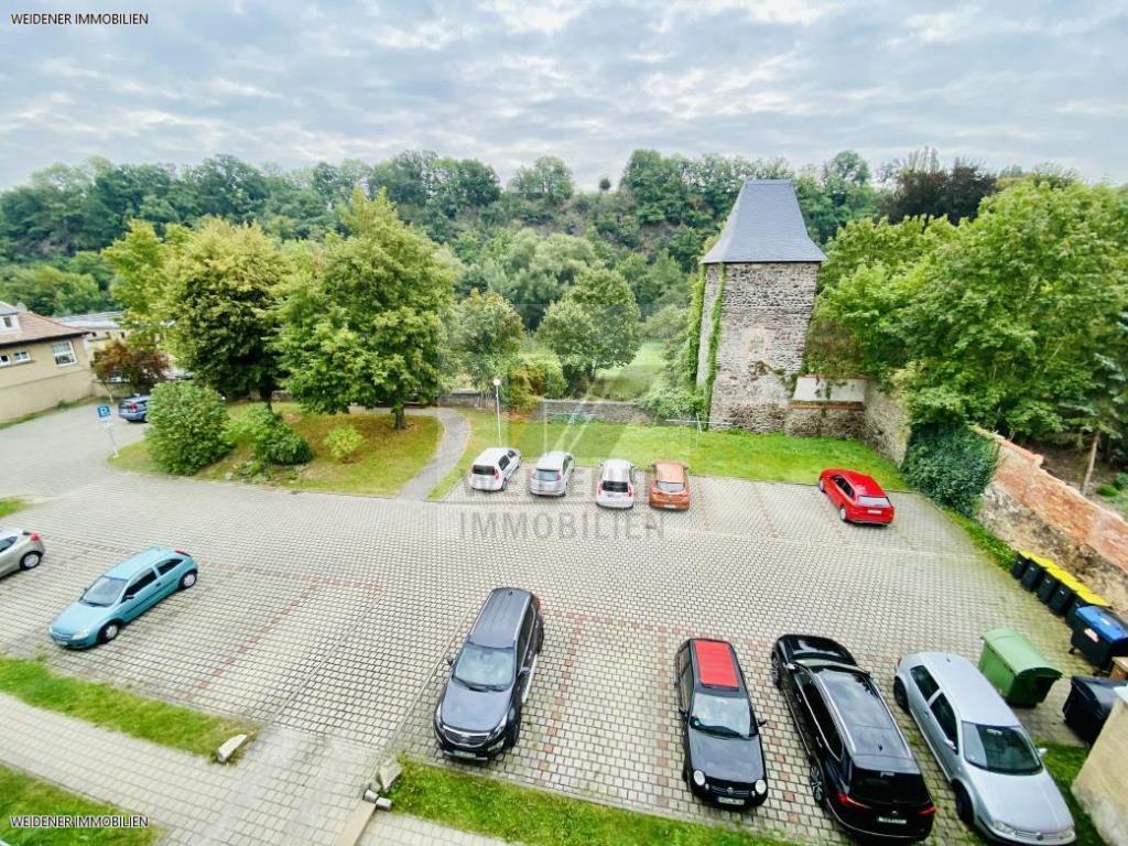 2 Raum DG-Wohnung mit Balkon und Blick ins Grüne. Bad mit Wanne! In Weida! - Foto 4