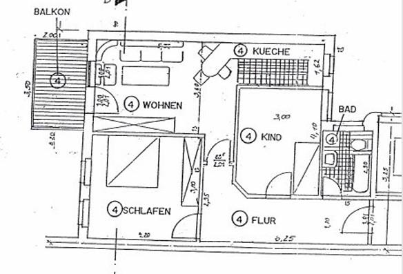 Altbau-Charme für Individualisten! 3 Raum Whg. mit Balkon in gefragter und ruhiger Innenstadt-Lage! - Photo 5