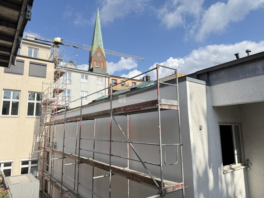 Sogar mit Blick zum Dom
