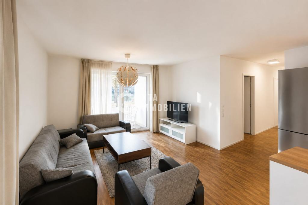 Moderne 4-Zimmer-Wohnung mit Terrasse und Tiefgaragenstellplatz in Frankfurt-Gallus - Foto 1
