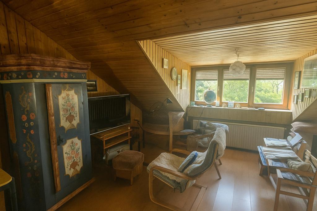 Ausgebautes Dachgeschoss