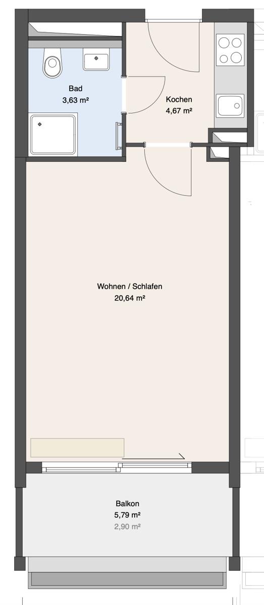 Grundriss Whg 7