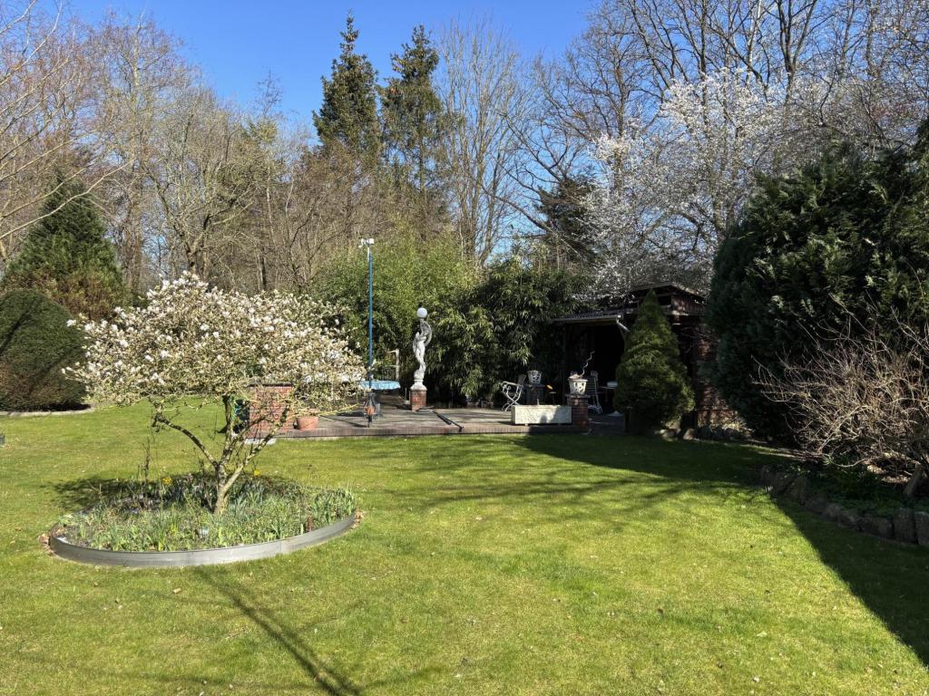 Blick auf das Grundstück