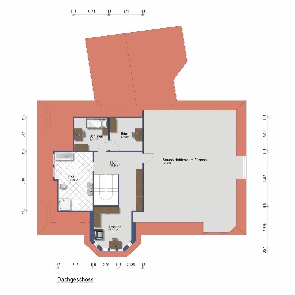 Grundriss DG