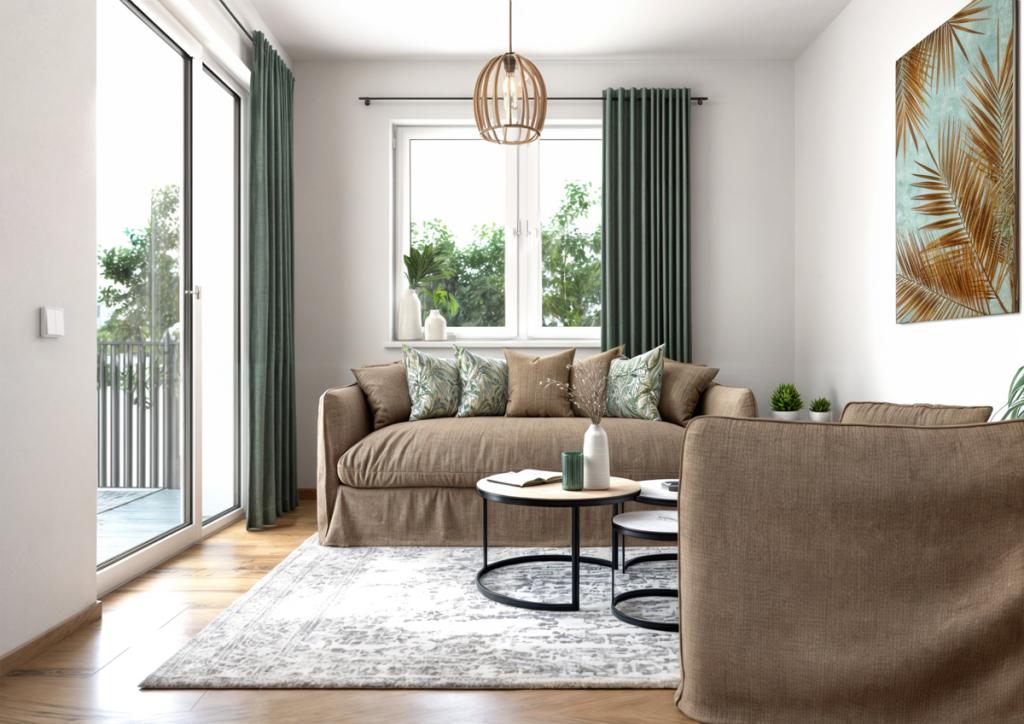 Wohnbeispiel Wohnzimmer