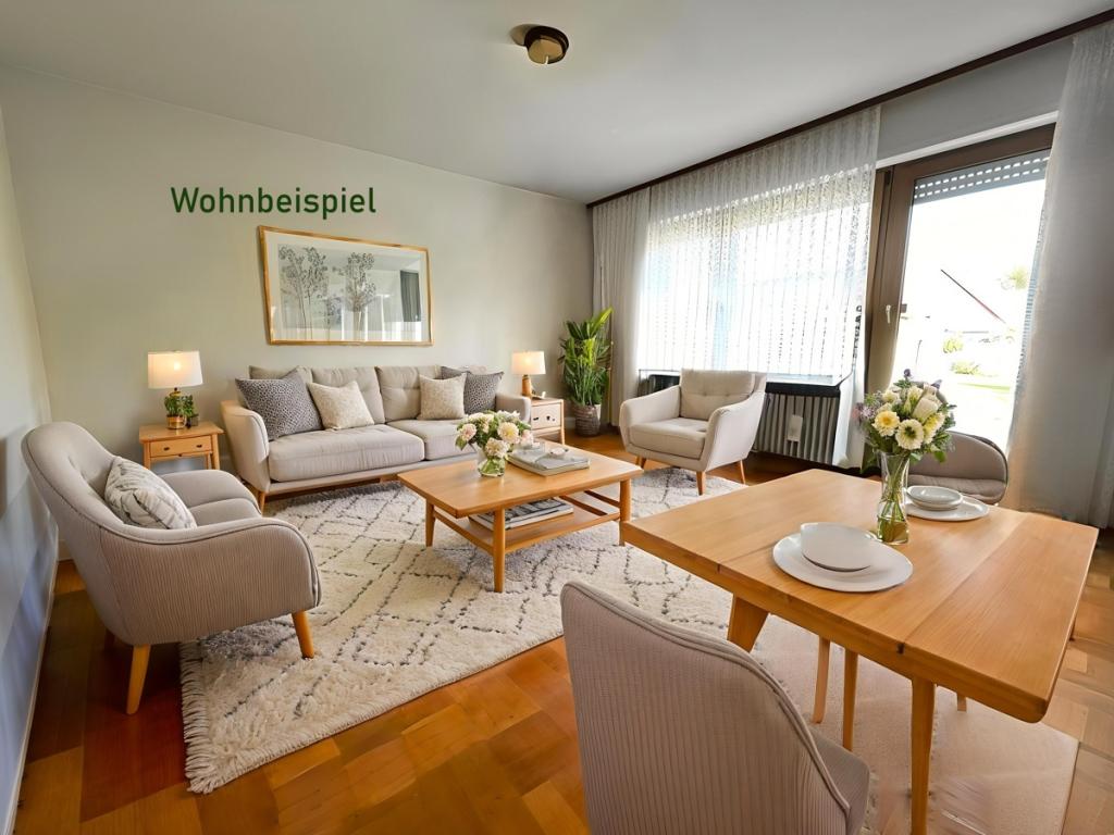 Wohnbeispiel Wohnzimmer