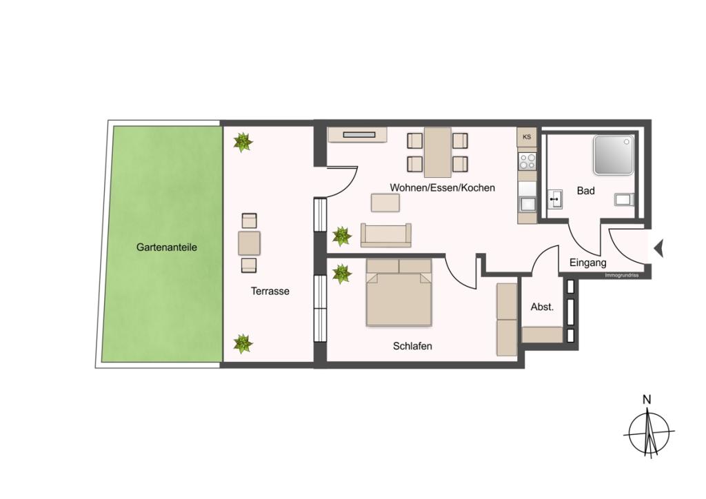 Kompakte & komfortable Terrassen-Whg. - Neubau - EBK ablösefrei - Photo 4