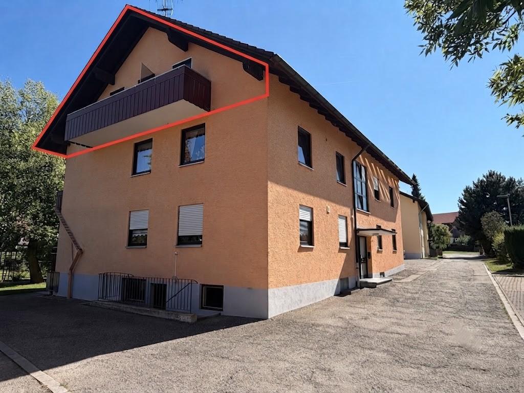 Ruhige 2-Zimmer-Dachgeschosswohnung mit Balkon und Garage in Dorschhausen - Foto 5