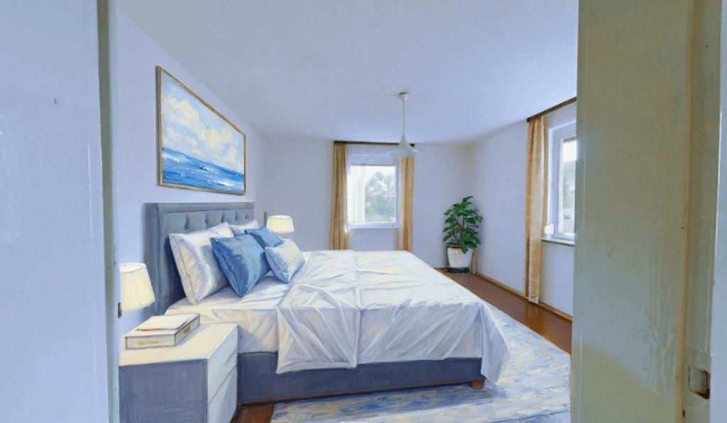 Schlafzimmer Obergeschoss Visualisierung 