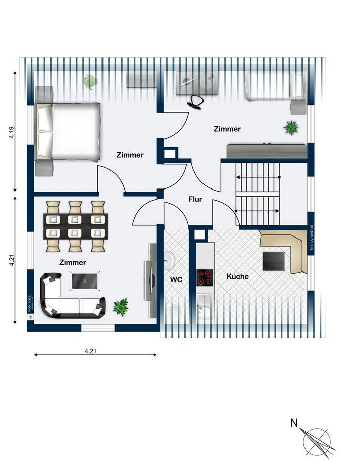 Grundriss Obergeschoss