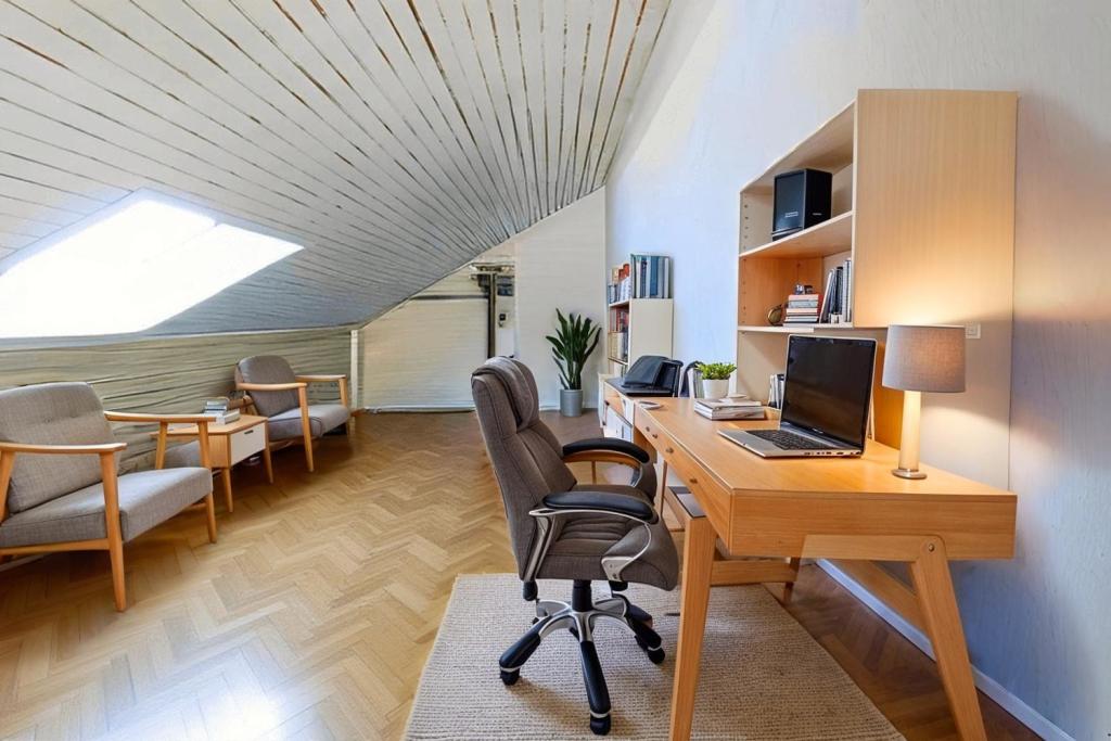 Arbeitszimmer Visualisierung