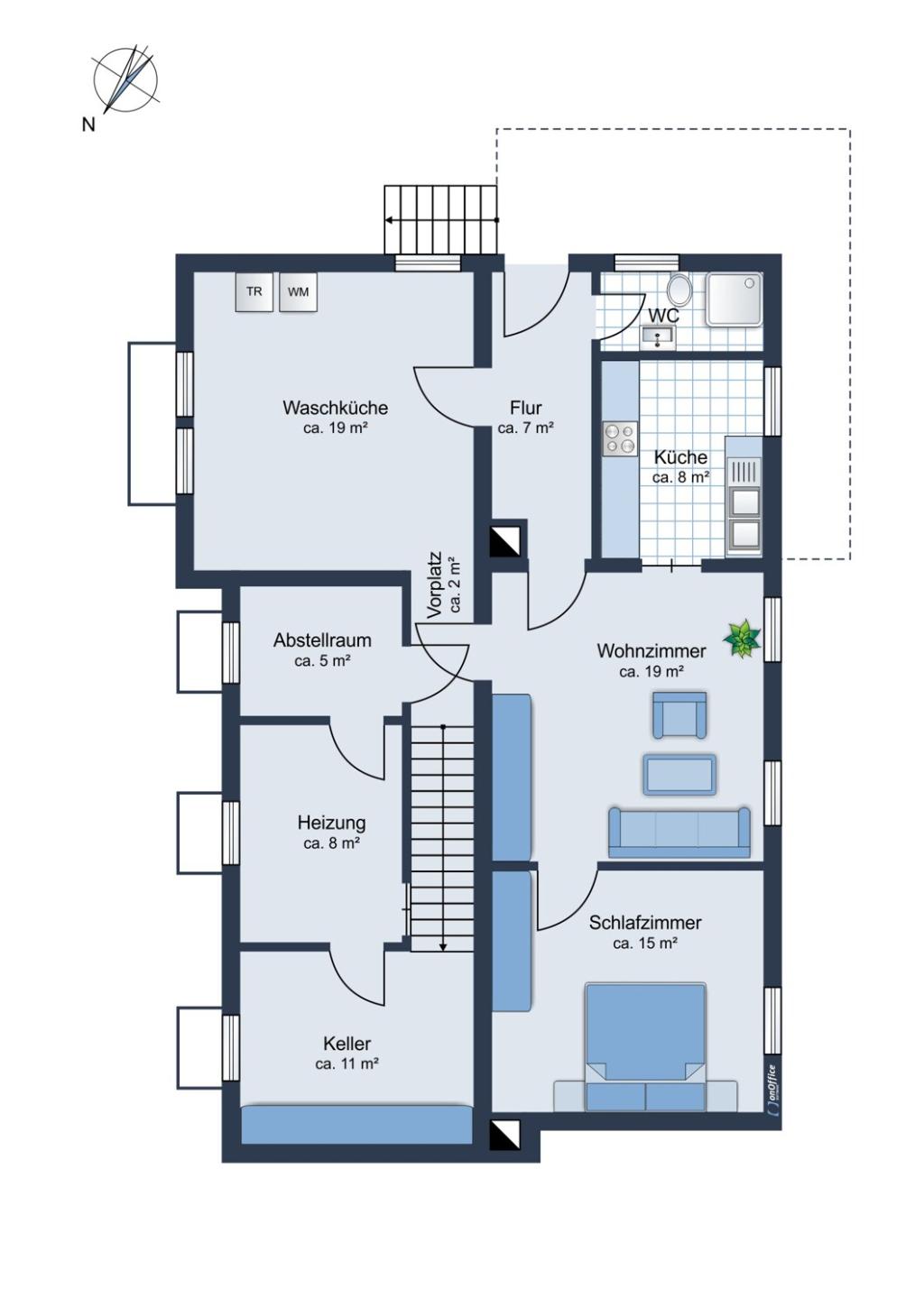 Grundriss UG