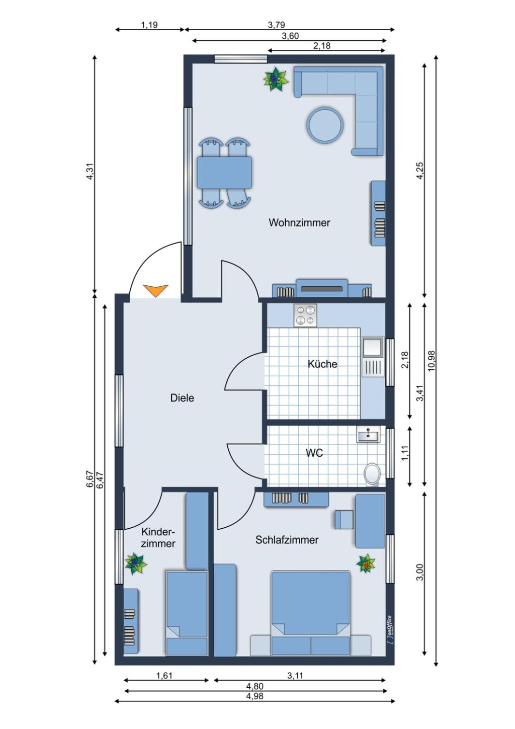 Grundriss EG 