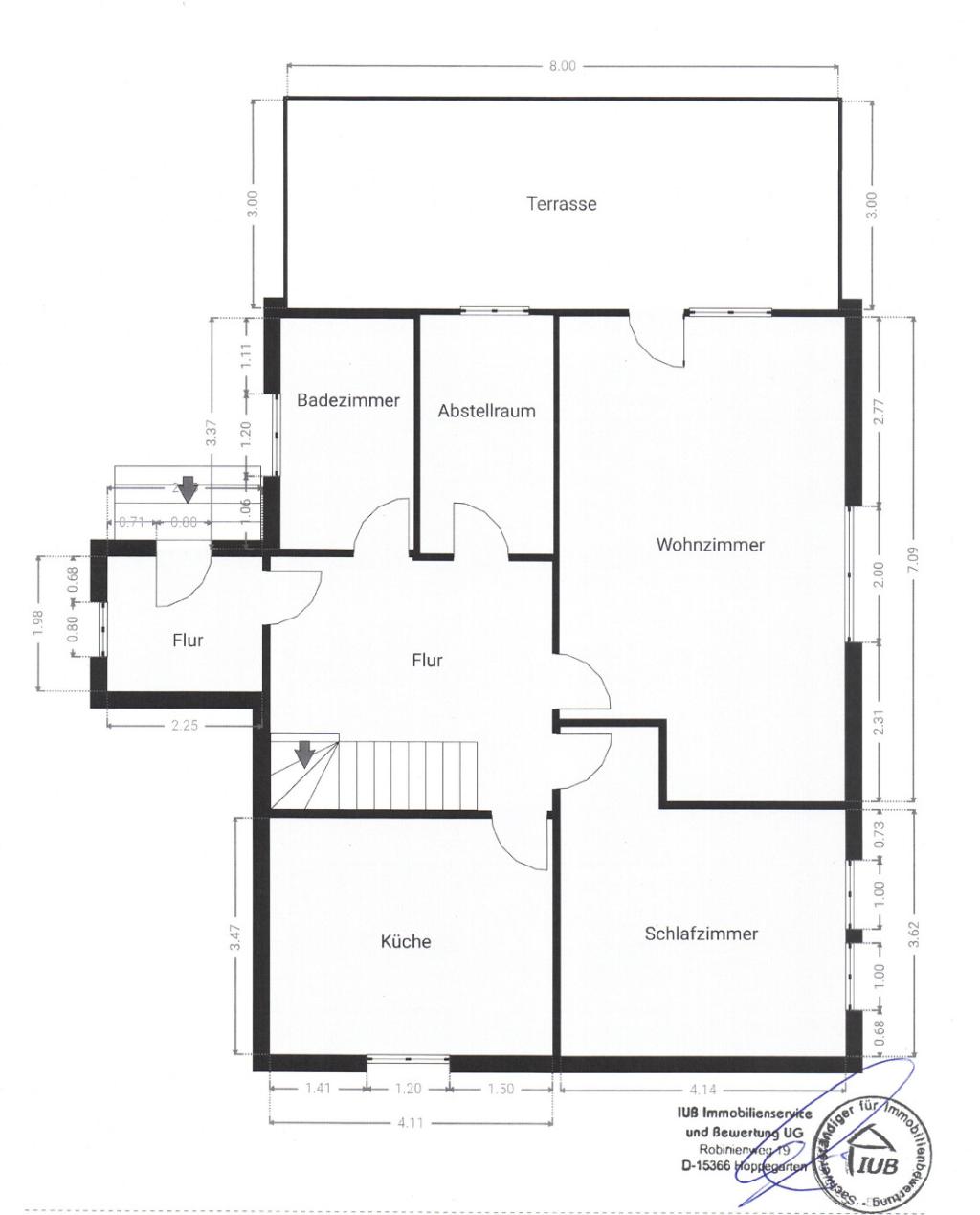 Grundriss EG Einfamilienhaus