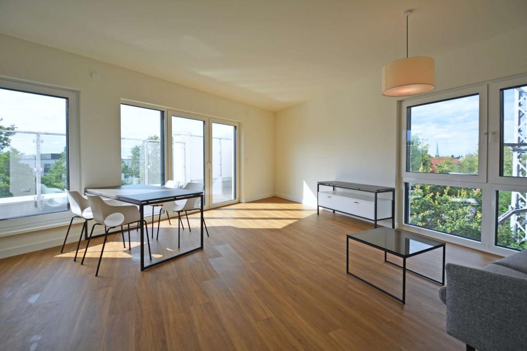 Neubau: Teilmöblierte 2-Zimmer-Wohnung mit Dachterrasse - Foto 2